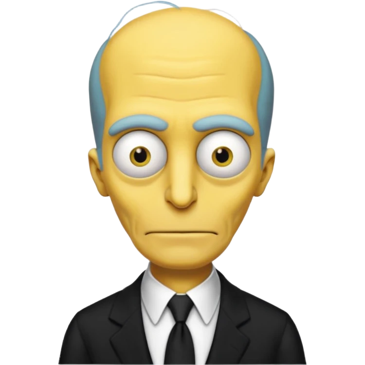 Mr. Burns, simpson. emoji