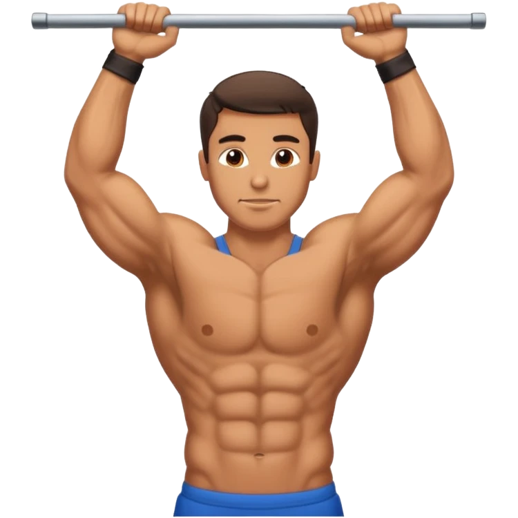 a man pullups emoji