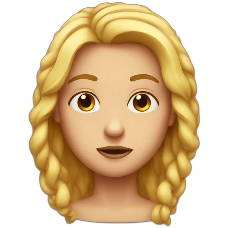 Guilty face emoji