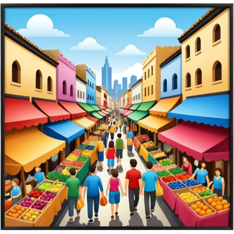 feria calle emoji