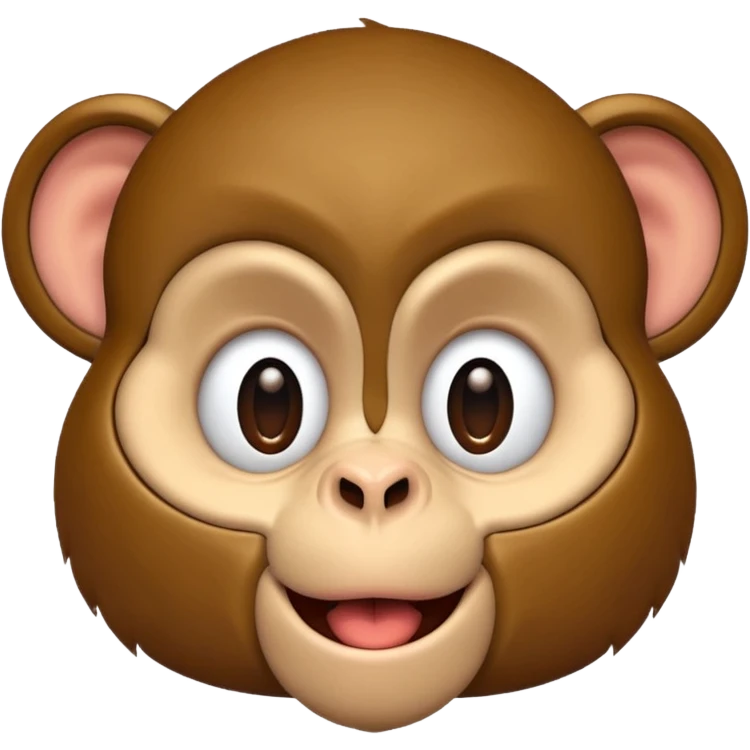 monkey being dumb emoji