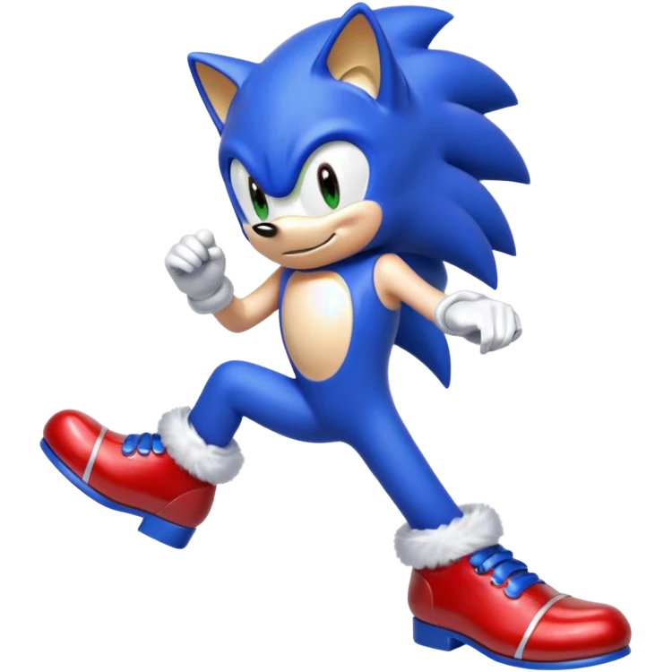 los zapatatos rojos de sonic emoji