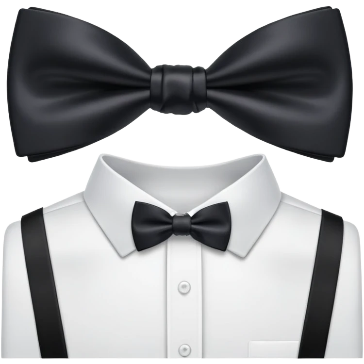 black bow tie emoji