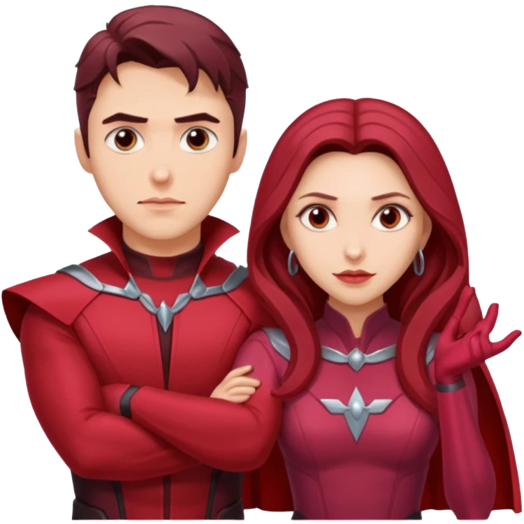 Billy Maximoff and Scarlet Witch emoji
