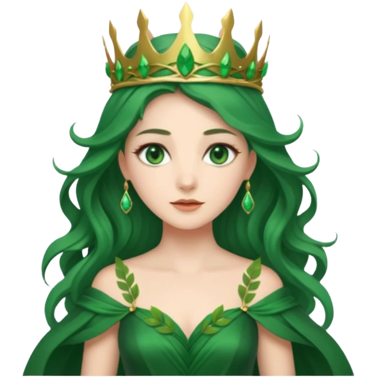 forest queen emoji
