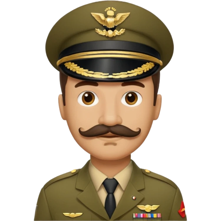 moustache uniform man different Sectors emoji