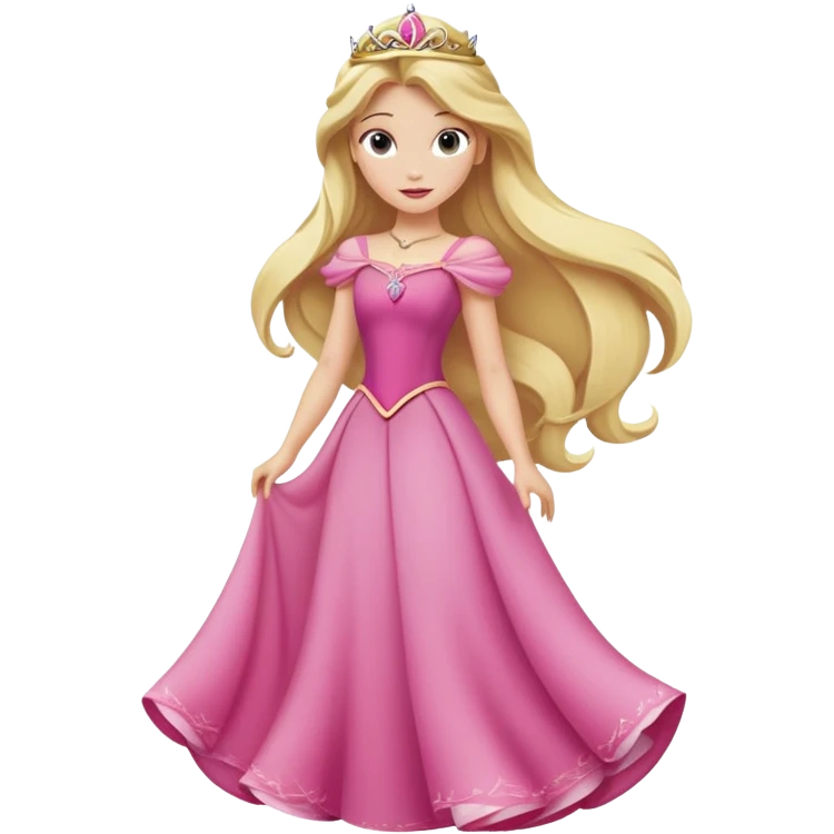 Aurora Disney princess emoji