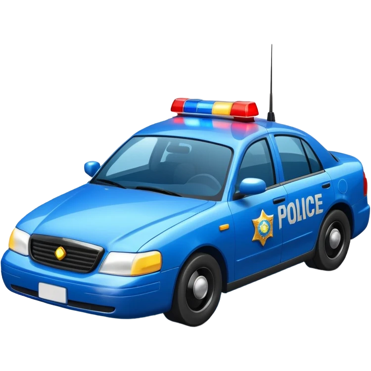 police car emoji