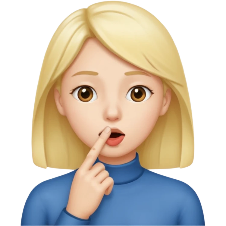 🫂+🤫 emoji