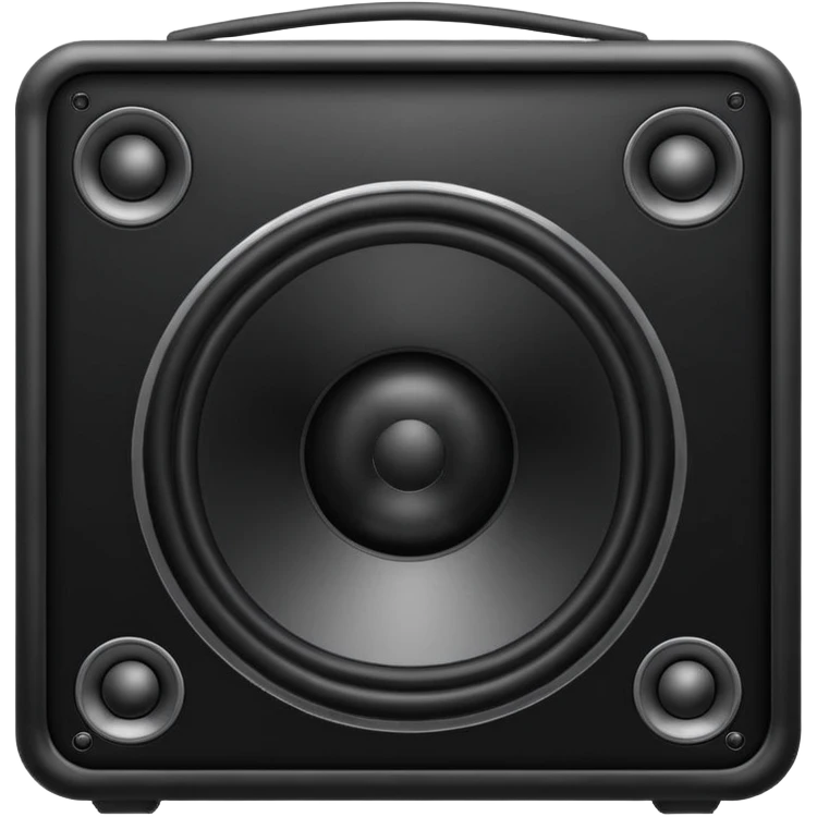 Big speaker emoji