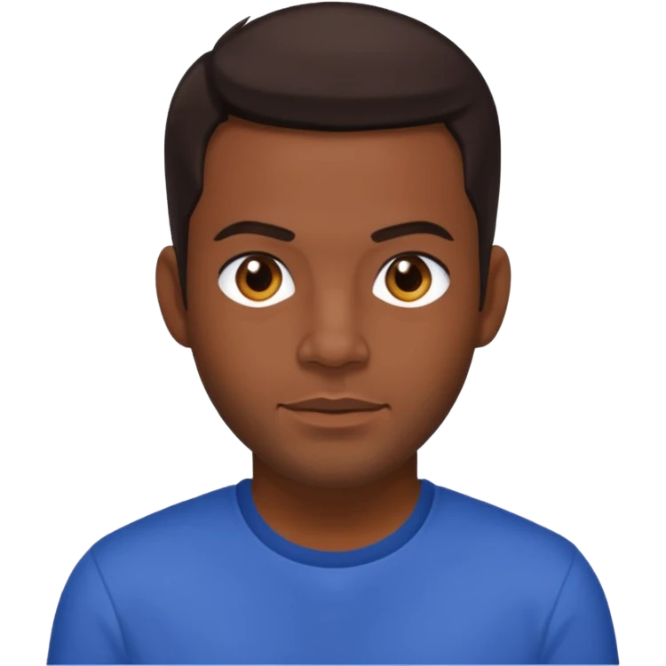 Trevor Penick medium dark skin, dark brown hair emoji