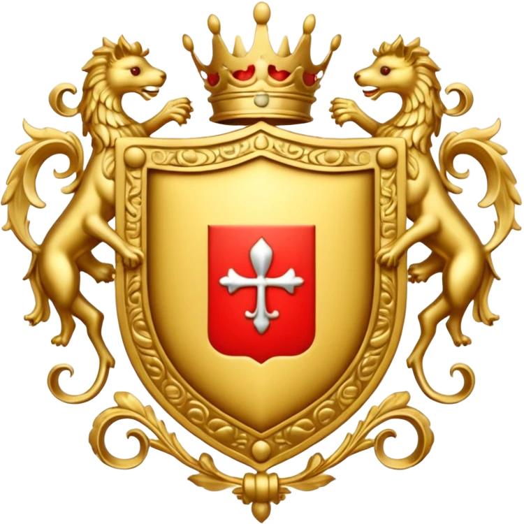 gold coat of arms emoji