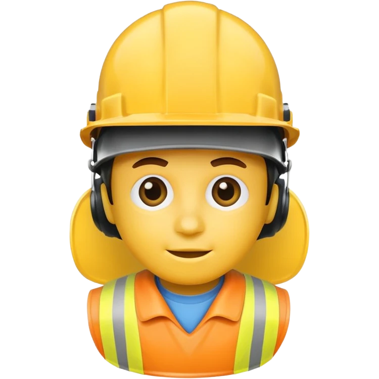 Construction hardhat emoji