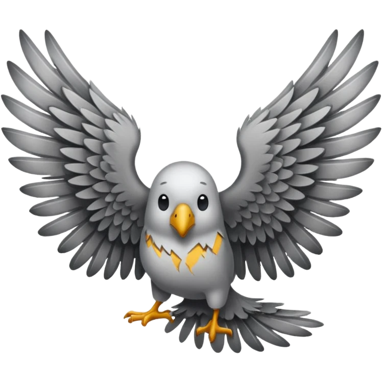 Wings left emoji
