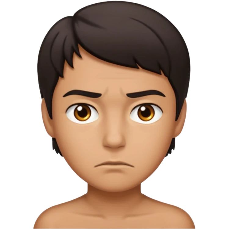Boca seria emoji