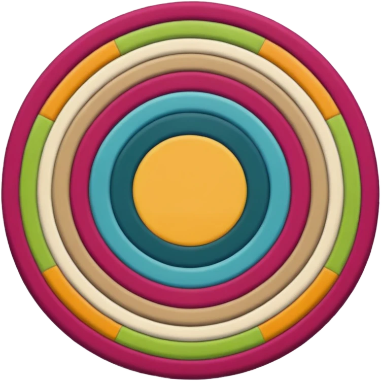 Circle rug emoji