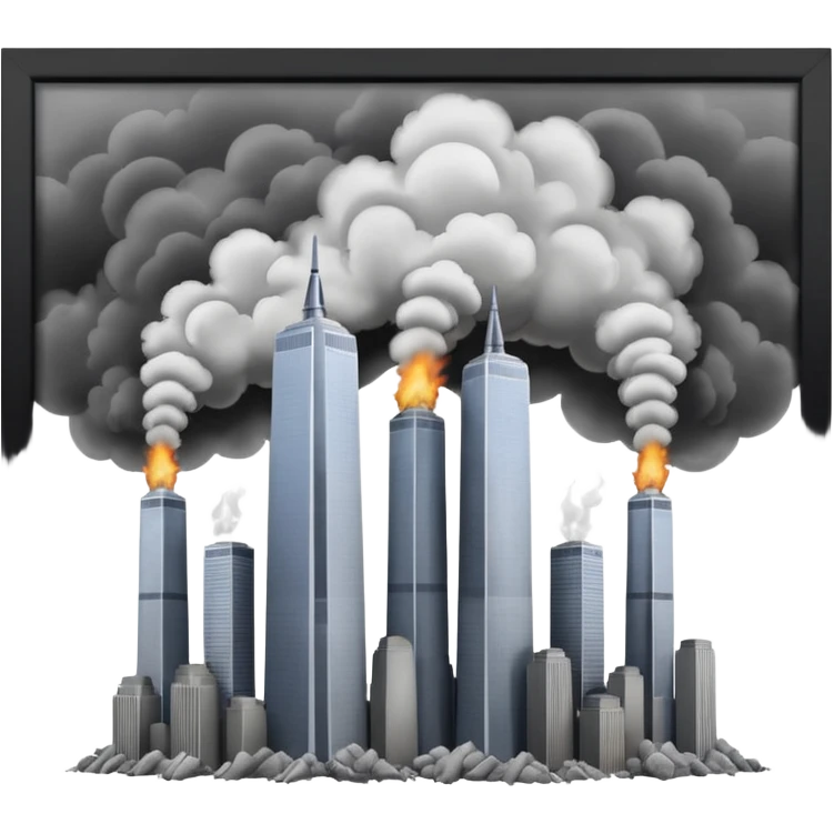 twin towers attack emoji