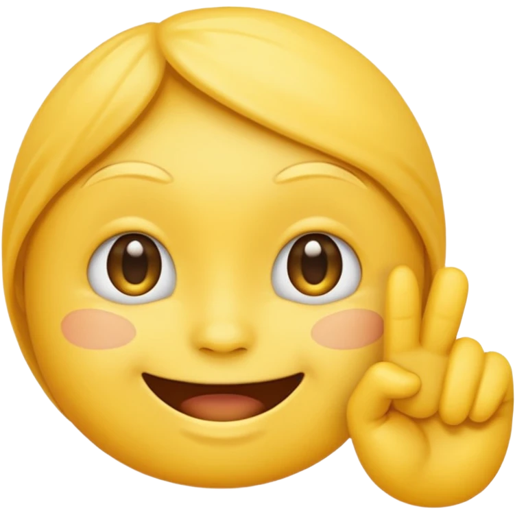 yellow emoji who do fingermouthing emoji