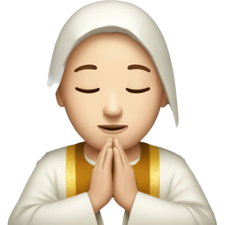 Catholic prayer emoji