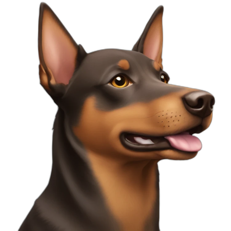 Australian Kelpie brown emoji