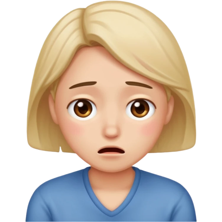 Embarrassed emoji