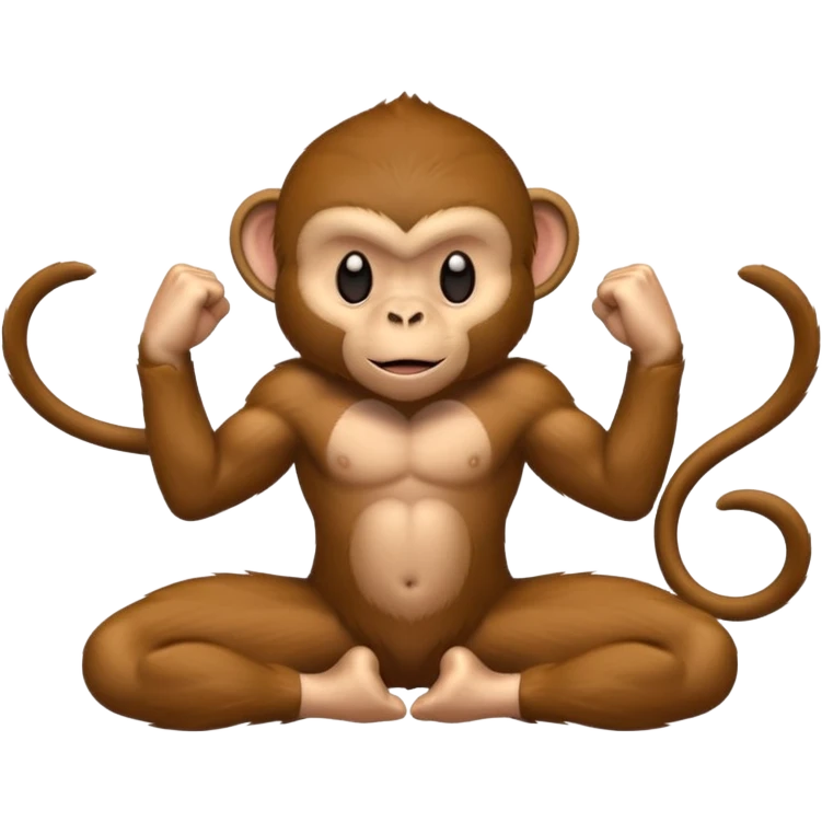 monkey doing the splits emoji