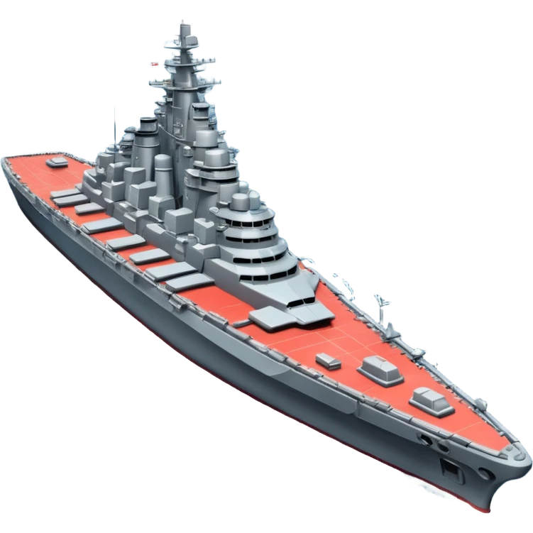 battleship arial view emoji