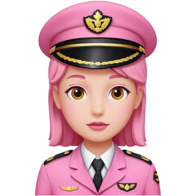 Pink cop emoji