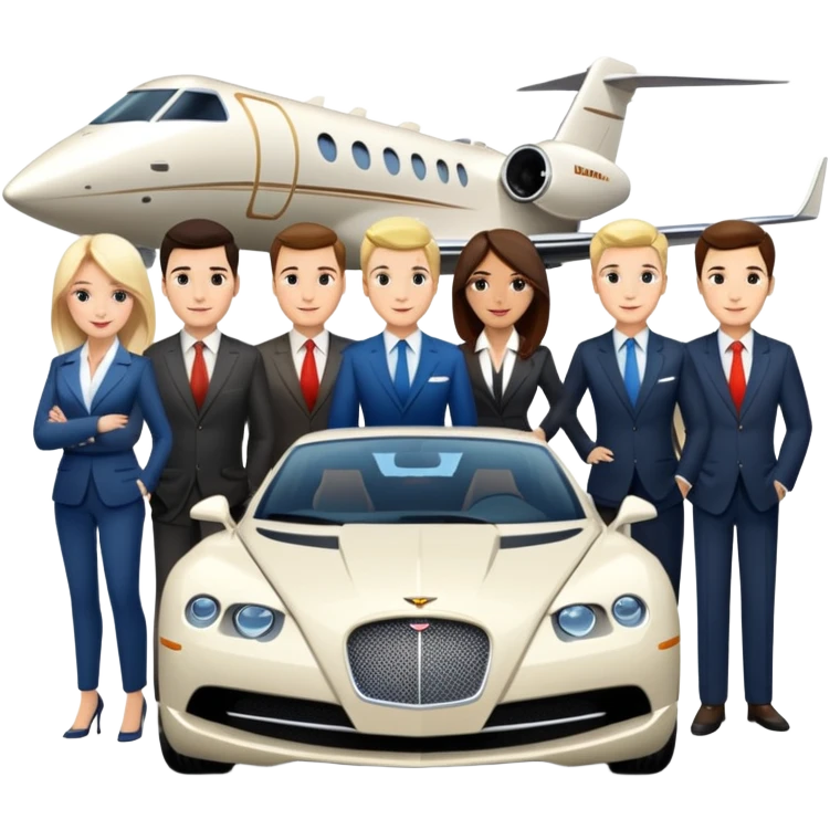 Grant Cardone, Tai Lopez, Josh King Madrid, Alex Hormozi, Iman Gadzhi, Daniel G, Branden Condy, Patrick Bet-David, Dan Henry, Luke Belmar, Shelby Sapp, Leila Hormozi, Tefi Valenzuela, business, influencers, friends, rich millionaire success lifestyle, private jet , supercars, success, sales emoji
