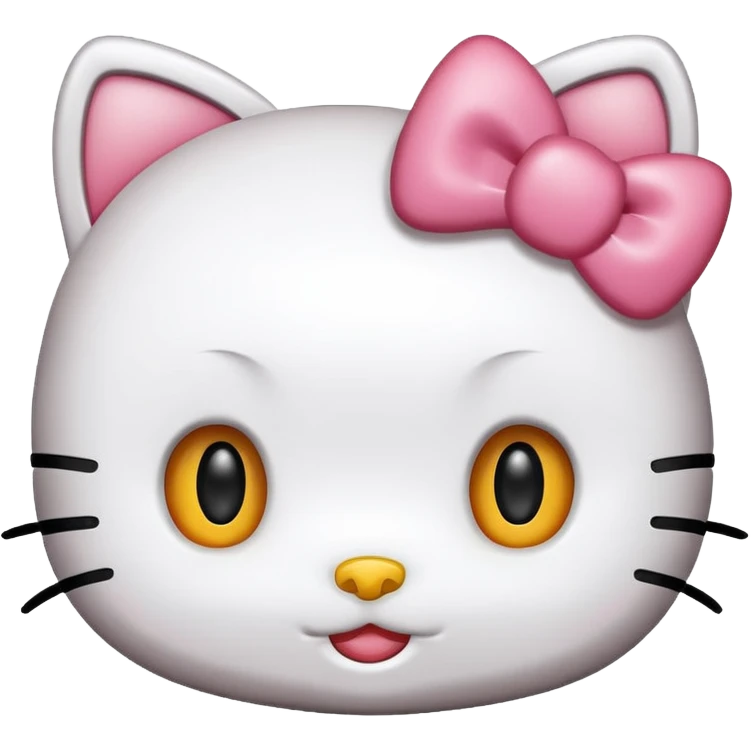 hello kitty face emoji