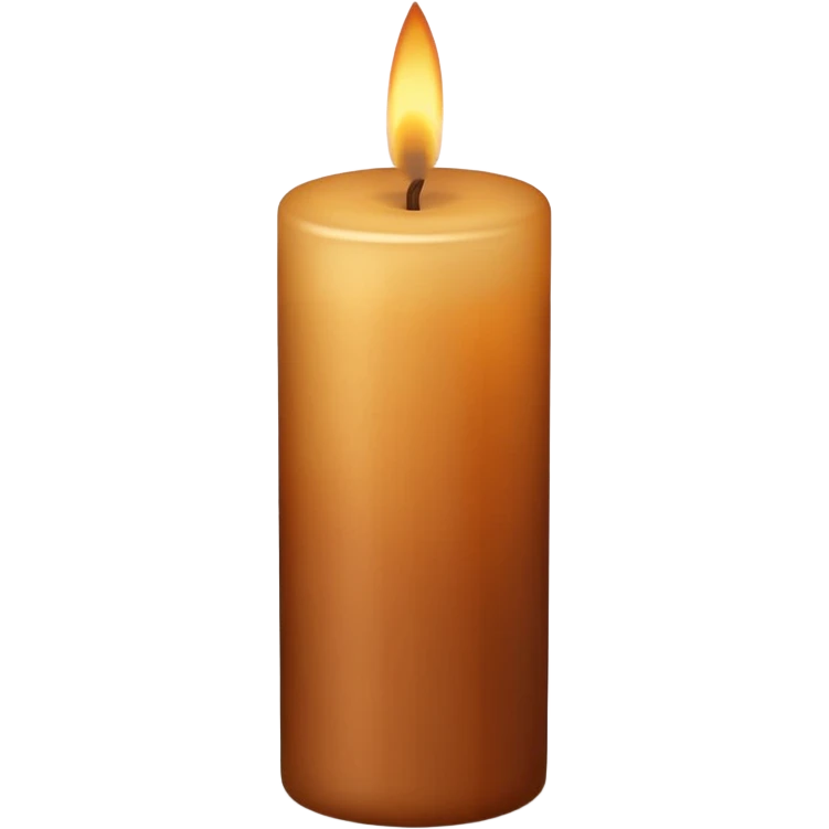 brown candle emoji