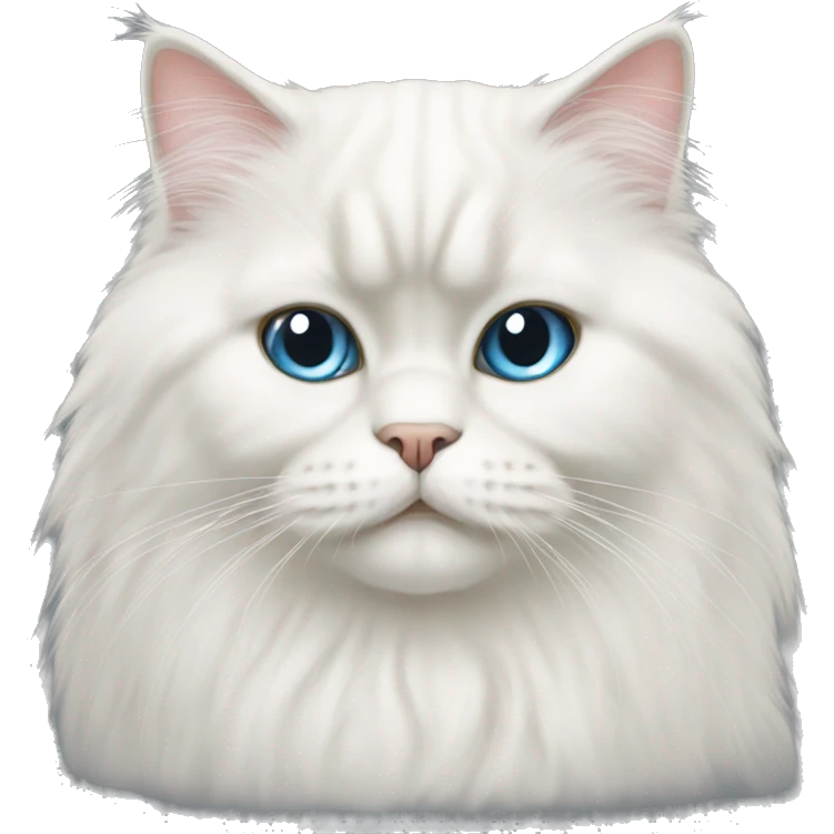 White Himalayan cat emoji