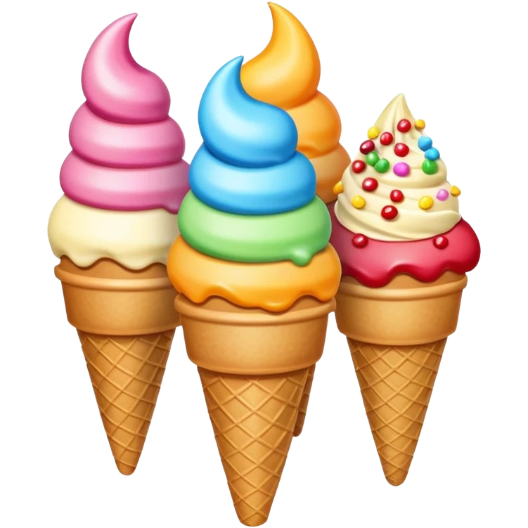 ice creams candy emoji