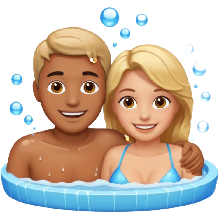 Jacuzzi together emoji