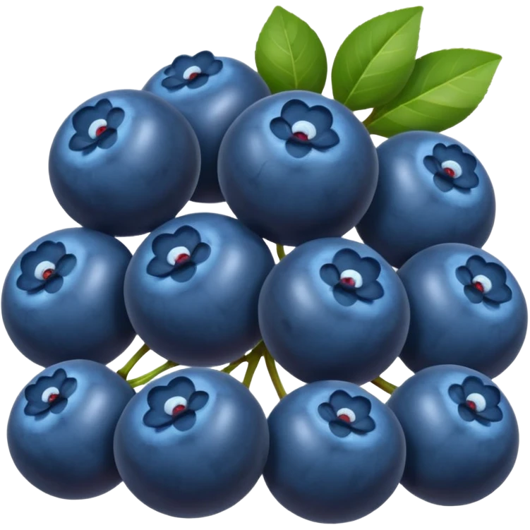 Blue berries emoji