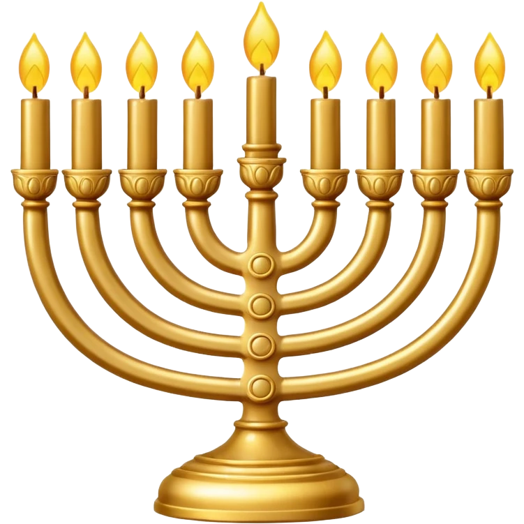 The Menorah emoji