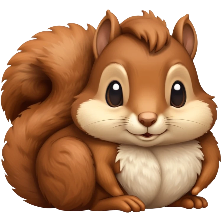 Really Sleepy squirrel emoji