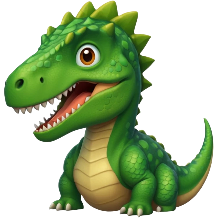 Man head with dinosaur body  emoji