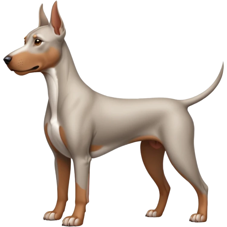 white doberman Y3 emoji