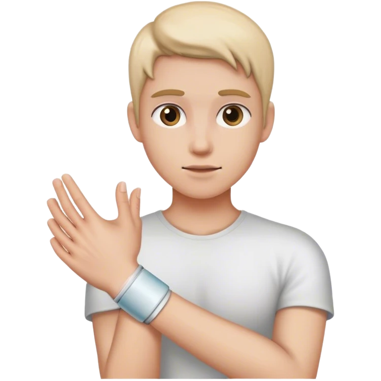 Wrist in cast emoji