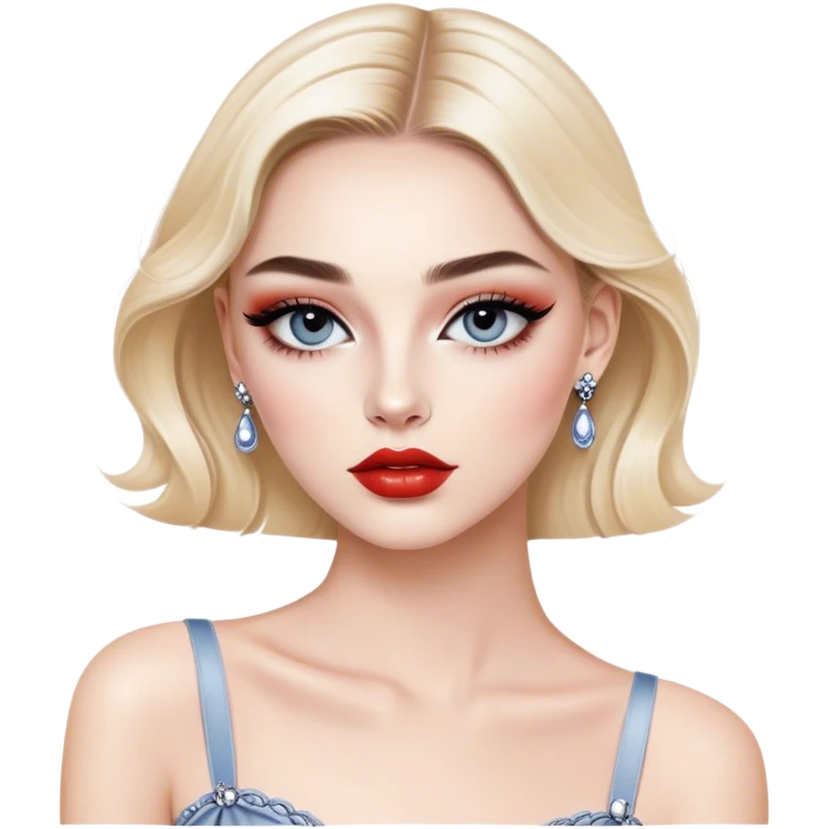 Hyper Realistic beautiful dior model  emoji