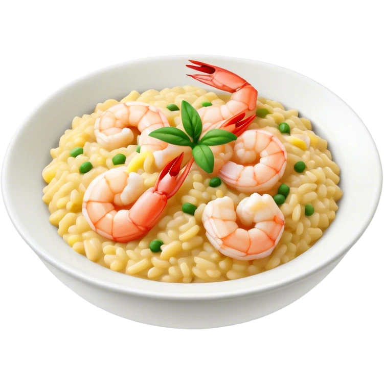Lemon shrimp risotto emoji