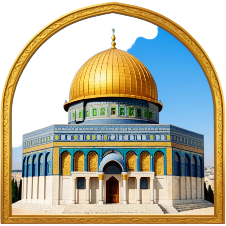 Dome of the rock, Palestine emoji