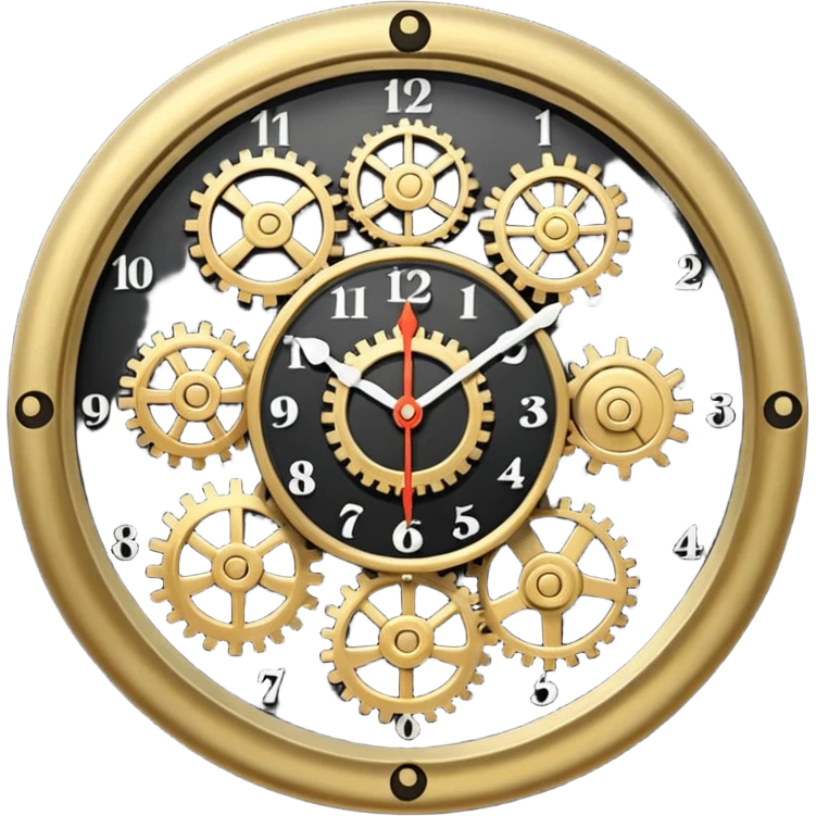 mechanic clock emoji