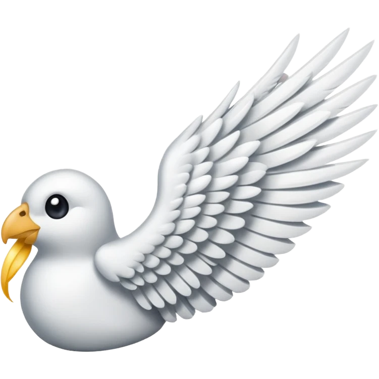 Only Single Wings of left side emoji