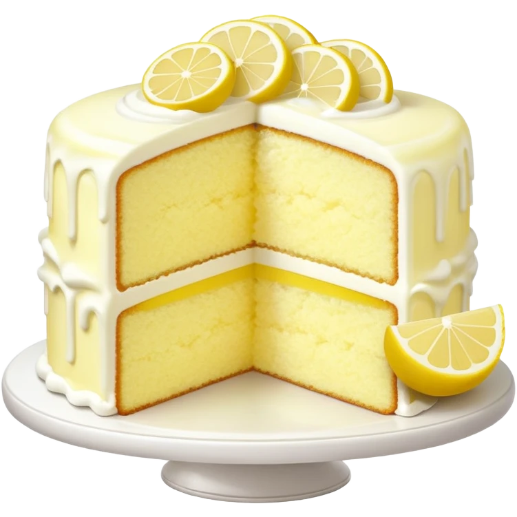 Lemon cake emoji