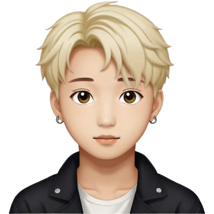 Bang Chan from Stray Kids, K-pop idol emoji