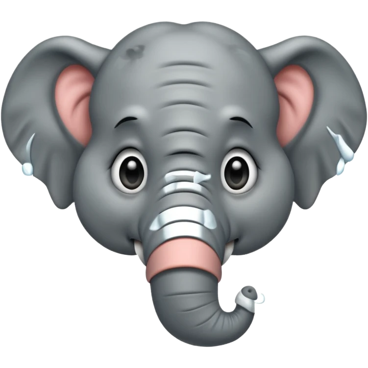 care de elefante llorando emoji