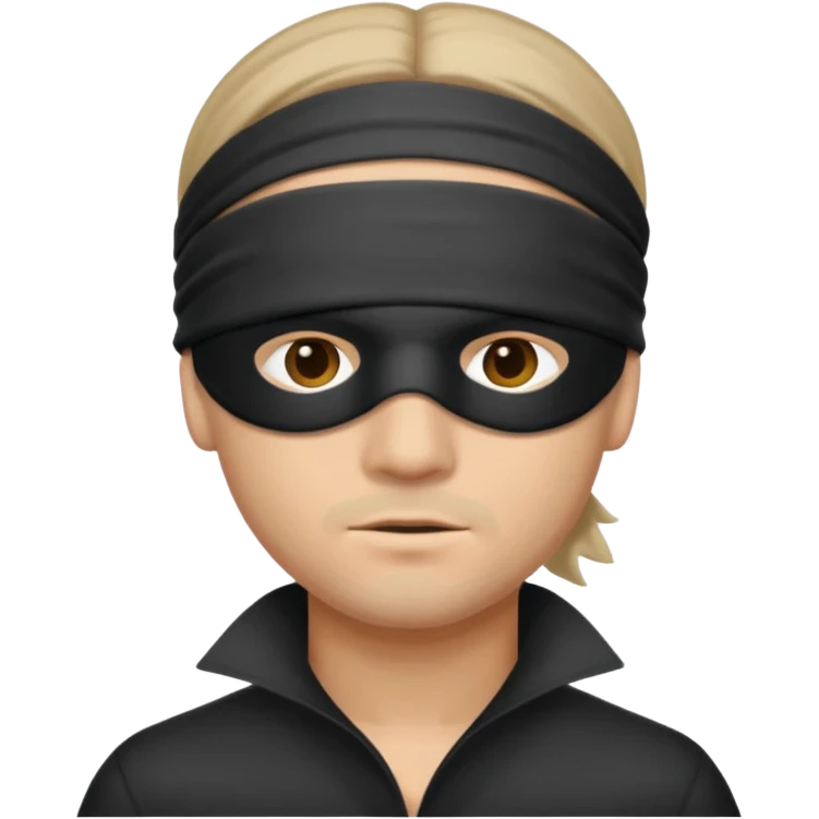 blindlyfolded one men emoji