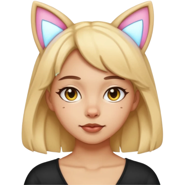 make a salmona with cat ears emoji